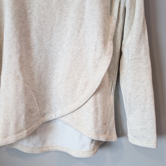 Athleta Cream Zip Sweater - Picture 6 of 11